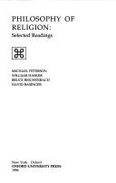 Cover of Philosophy of religion by Michael L. Peterson