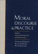 Cover of Moral discourse and practice by Stephen L. Darwall