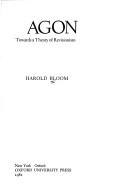 Cover of Agon by Harold Bloom