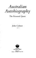 Cover of Australian Autobiography by John Colmer