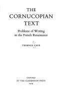 Cover of The cornucopian text by Terence Cave