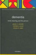 Cover of Dementia by Julian C. Hughes