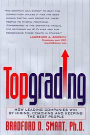 Cover of Topgrading by Bradford D. Smart