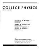 Front cover of College physics by Francis Weston Sears