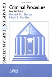Cover of Criminal procedure by Robert M. Bloom