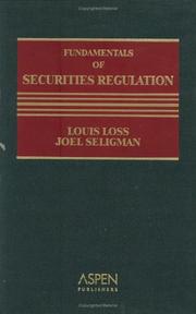 Cover of Fundamentals of securities regulation by Louis Loss