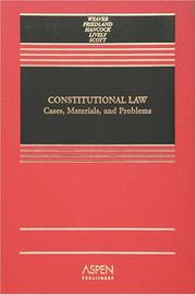 Cover of Constitutional Law by Unknown
