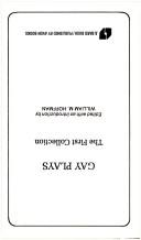 Cover of Gay Plays by William M. Hoffman