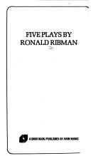 Cover of Five Plays by Ronald Ribman by Ronald Ribman
