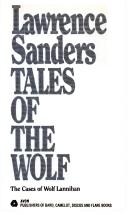 Front cover of Tales of the Wolf by Lawrence Sanders
