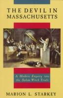 Cover of The Devil in Massachusetts by Marion Lena Starkey