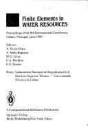 Front cover of Finite Elements in Water Resources by Laboratorio Nacional De Engenharia Civil (Portugal)