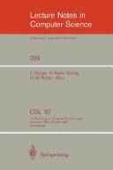 Cover of Csl 87 by E. Borger