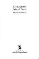 Cover of Loo-keng Hua selected papers by Hua, Lo-keng