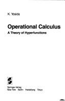 Cover of Operational calculus by Yoshida, Kōsaku