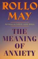 Front cover of The meaning of anxiety by Rollo May
