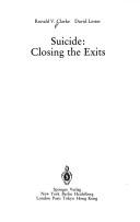 Cover of Suicide by R. V. G. Clarke