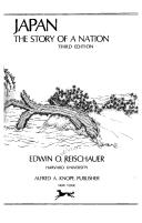 Cover of Japan by Edwin O. Reischauer