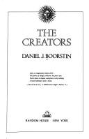 Cover of The Creators by Daniel J. Boorstin