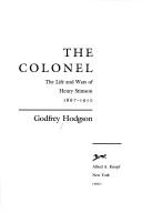 Cover of The colonel by Godfrey Hodgson
