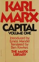 Front cover of Capital by Karl Marx