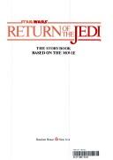 Front cover of Star Wars - Return of the Jedi (storybook) by Joan D. Vinge