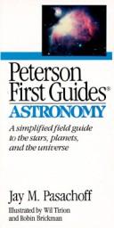 Front cover of Peterson first guide to astronomy by Jay M. Pasachoff