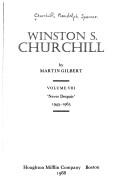 Cover of Winston S. Churchill by Martin Gilbert
