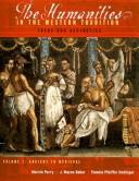 Front cover of The humanities in the Western tradition by Marvin Perry