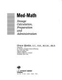 Cover of Med-Math by Grace Henke