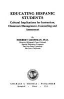 Cover of Educating Hispanic Students by Herbert Grossman