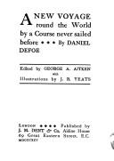 Front cover of A new voyage round the world by Daniel Defoe