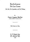 Cover of Bartholomew de las Casas by Francis Augustus MacNutt