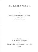 Front cover of Belchamber (Twentieth-Century Classics) by Howard Overing Sturgis