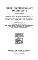 Cover of Chief contemporary dramatists by Thomas H. Dickinson