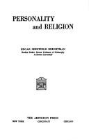 Front cover of Personality and religion by Edgar Sheffield Brightman