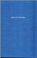 Front cover of Aging and personality by Reichard, Suzanne Kate
