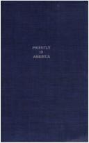 Front cover of Priestley in America, 1794-1804 by Edgar Fahs Smith