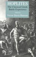 Front cover of Hoplites by Victor Davis Hanson