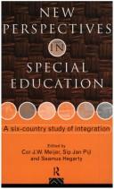 Front cover of New perspectives in special education by Cor J. W. Meijer