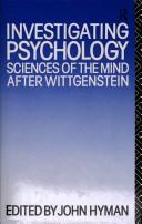 Front cover of Investigating psychology by John Hyman