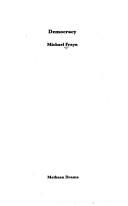 Cover of Democracy by Michael Frayn
