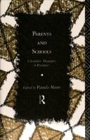 Front cover of Parents and schools by Pamela Munn