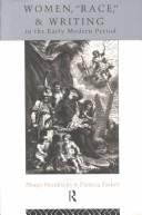 Cover of Women, "race," and writing in the early modern period by Patricia A. Parker