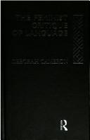 Front cover of The Feminist critique of language by Deborah Cameron