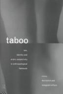 Cover of Taboo by Don Kulick