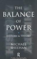 Front cover of The balance of power by Sheehan, Michael