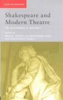 Cover of Shakespeare and modern theatre by Michael D. Bristol