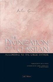 Front cover of The Divinization of the Christian According to the Greek Fathers by Jules Gross