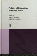 Front cover of Politics of liberation by McLaren, Peter